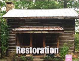Historic Log Cabin Restoration  Wilcox County, Georgia